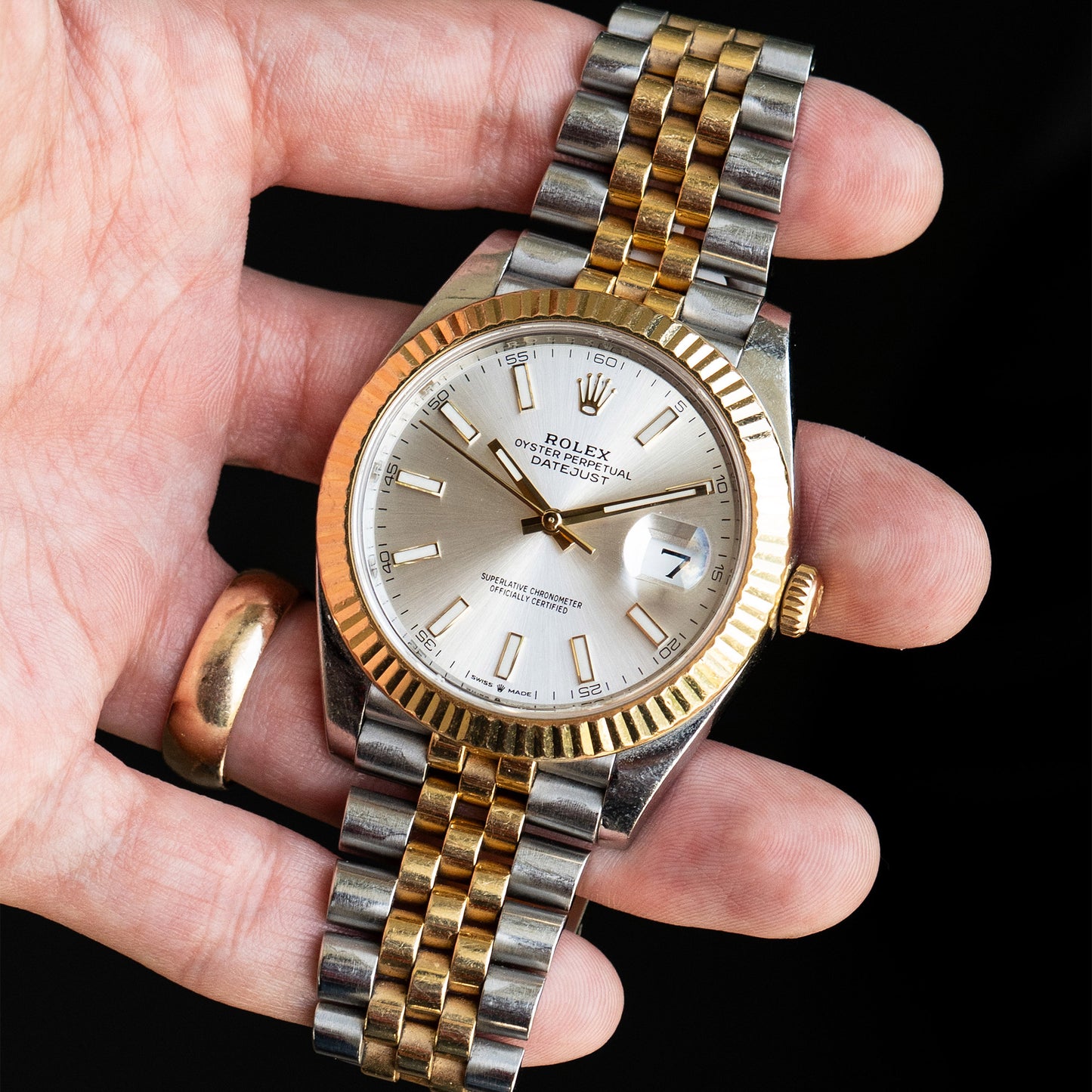 Rolex 126333 Datejust Silver Dial Two Tone Watch