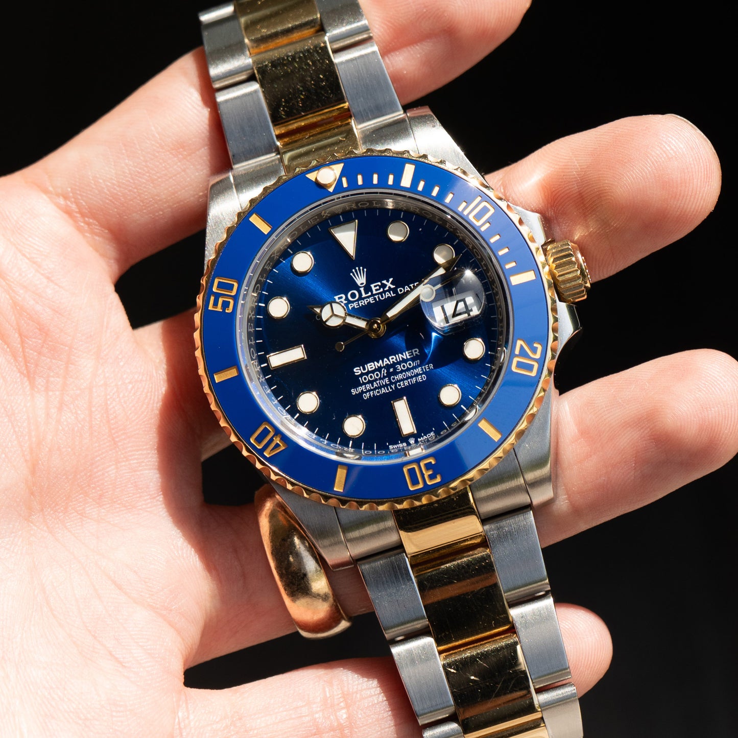 Rolex 126613LB Submariner Blue Dial Two Tone Watch