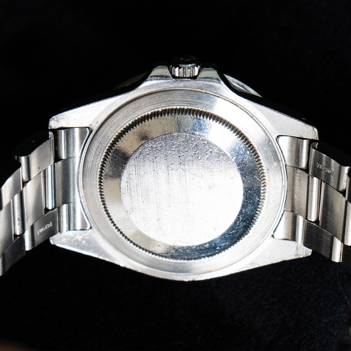 Pre-owned Rolex 16700 GMT-Master "Pepsi" Black Dial Stainless Steel Watch BnP