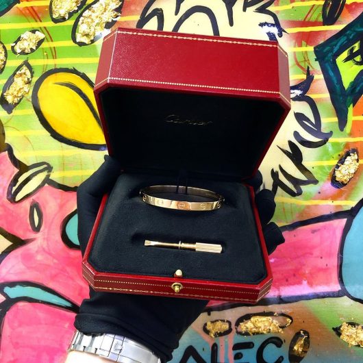 Cartier Love Bracelet Rose Gold Size 17 Review – Bocaraton Pawn
