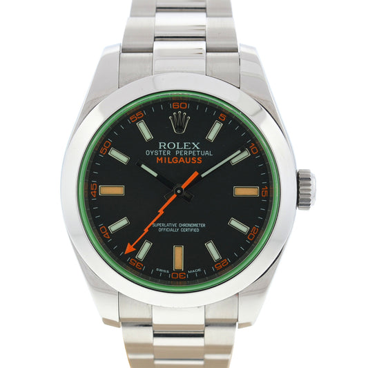 rolex green milgauss