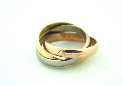 pre-owned cartier trinity ring, used trinity ring, pre-owned cartier boca raton, used trinity ring boca raton