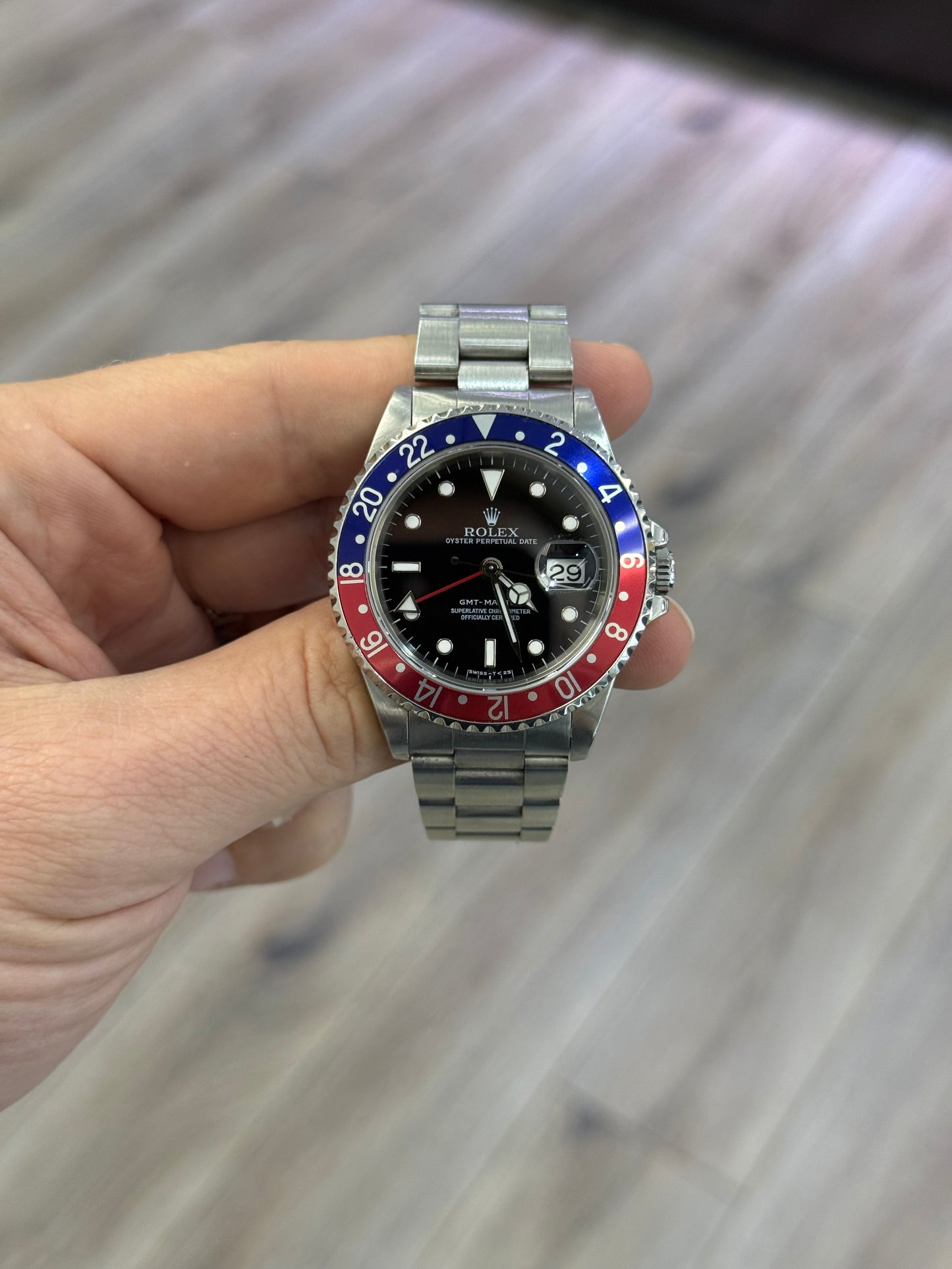 Rolex 16700 GMT Master Pepsi Watch Only