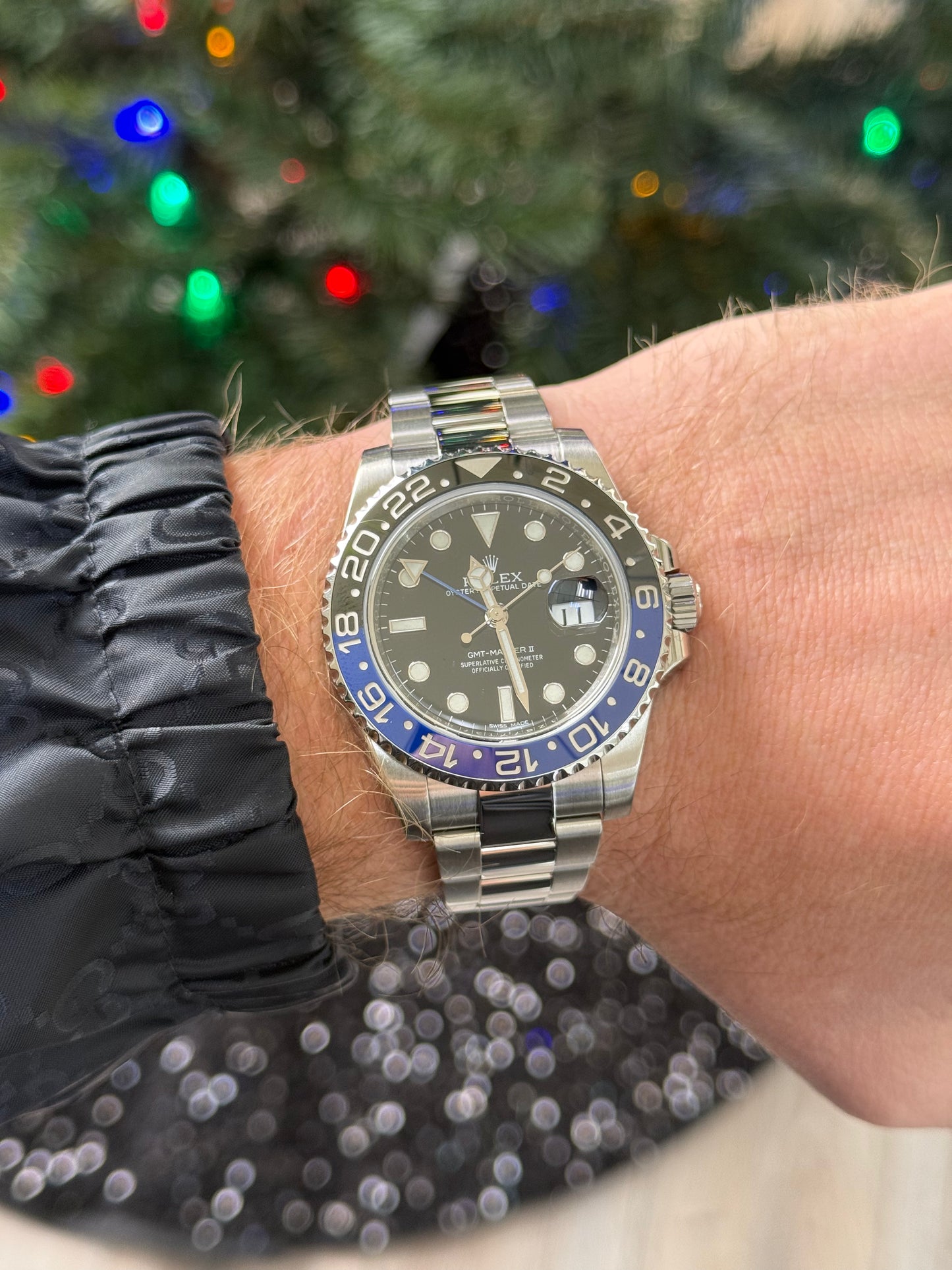 Rolex 116710 “Batman” GMT Master with Card