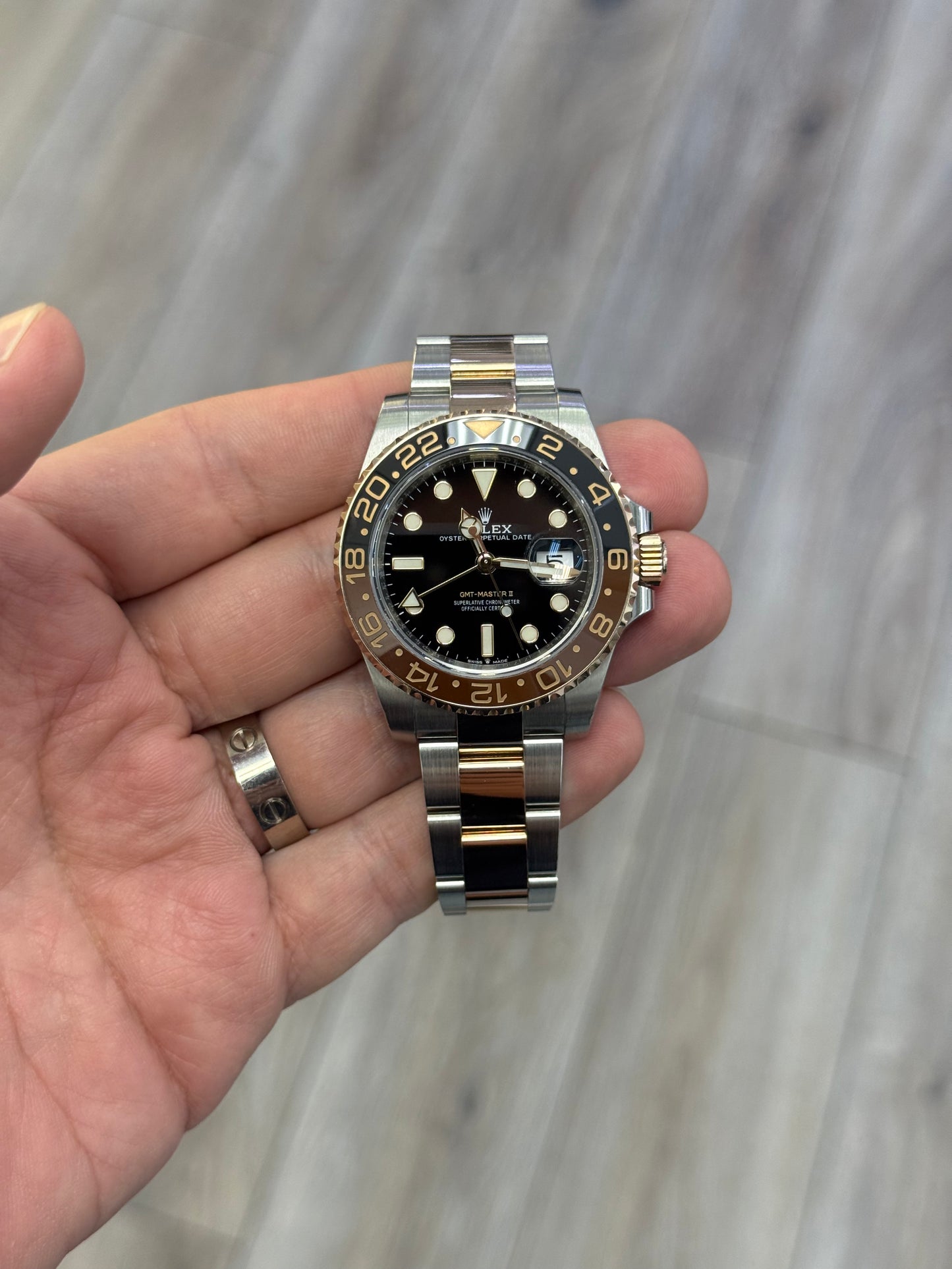 Rolex Rootbeer Two Tone 126711CHNR with 2023 Card