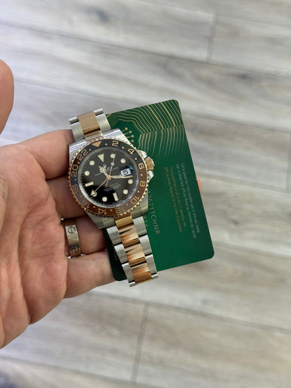 Rolex Rootbeer Two Tone 126711CHNR with 2023 Card