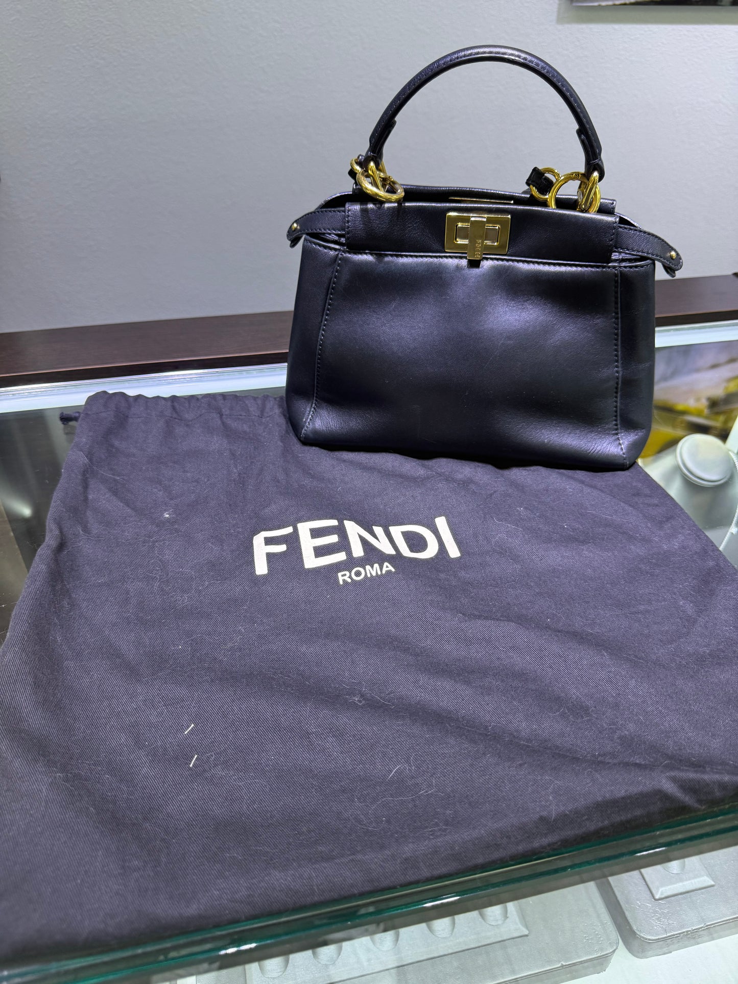 Authentic Vintage Fendi Peekaboo handbag