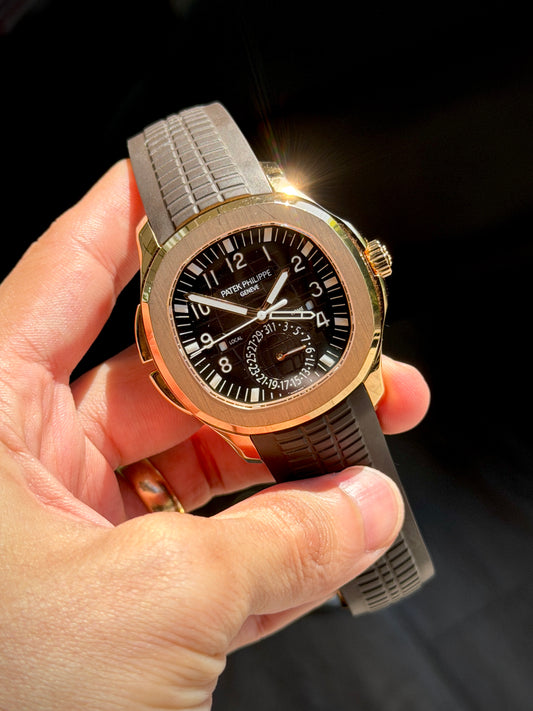 Patek Philippe 5164R Aquanaut Travel Time Rose Gold Watch