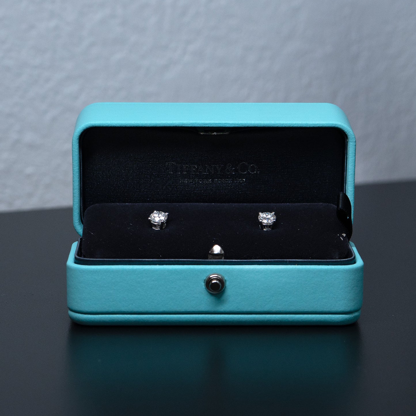 Tiffany & Co. 1.60ct Round Cut Diamond Studs