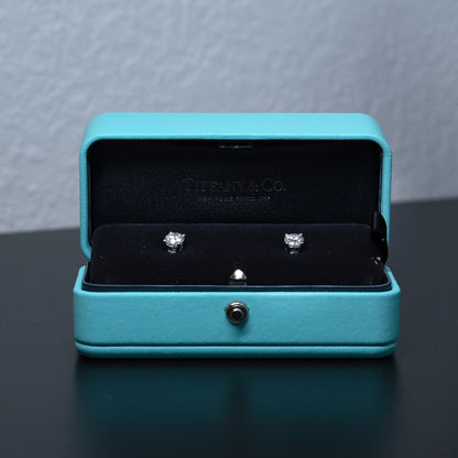 Tiffany & Co. 1.60ct Round Cut Diamond Studs