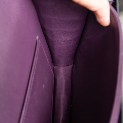 Hermes Amethyst Shiny Niloticus Crocodile Constance Handbag