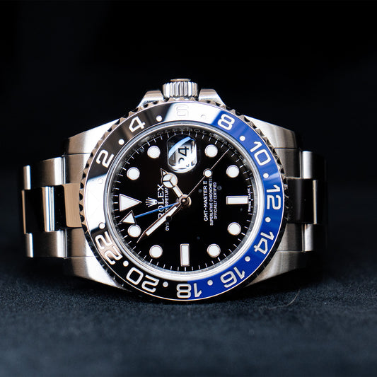 Rolex 116710 “Batman” GMT Master with Card