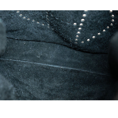 HERMÈS Black Clemence Evelyne Handbag