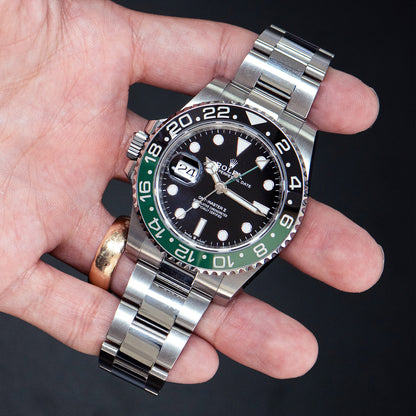 Rolex GMT-Master II "Sprite" 126720VTNR Stainless Steel Black Dial Watch