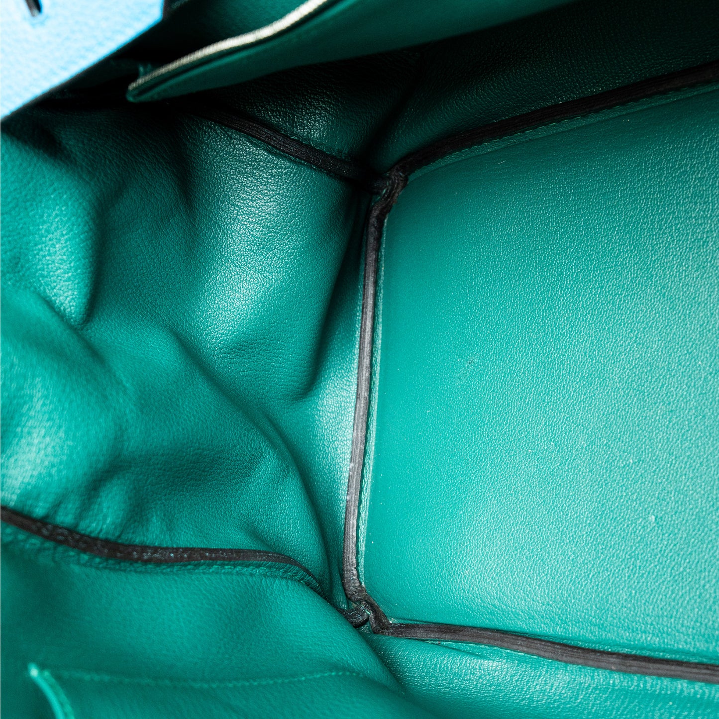 Hermès Birkin 35 Limited Edition Bleu Zanzibar Malachite Togo Handbag