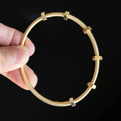 Cartier Ecrou de Cartier 18k Yellow Gold Size 20 Bangle