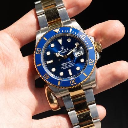 Rolex 126613LB Submariner Blue Dial Two Tone Watch