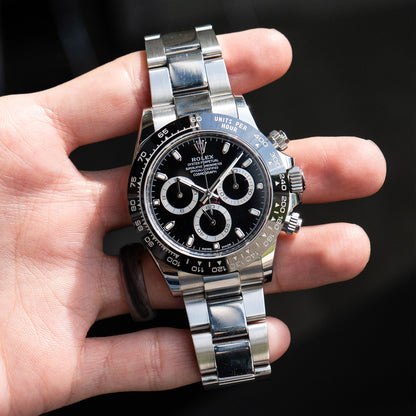 Rolex 116500LN Cosmograph Daytona Black Dial Stainless Steel Watch