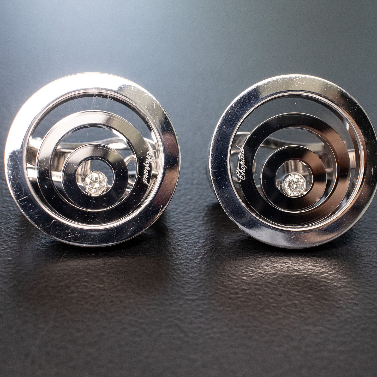 Chopard Happy Spirit Floating Diamond Earrings