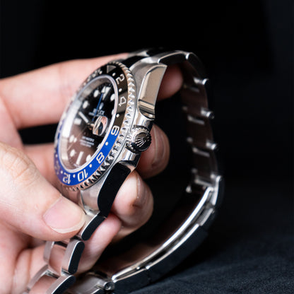 Rolex Batman 116710 GMT Master Stainless Steel Watch
