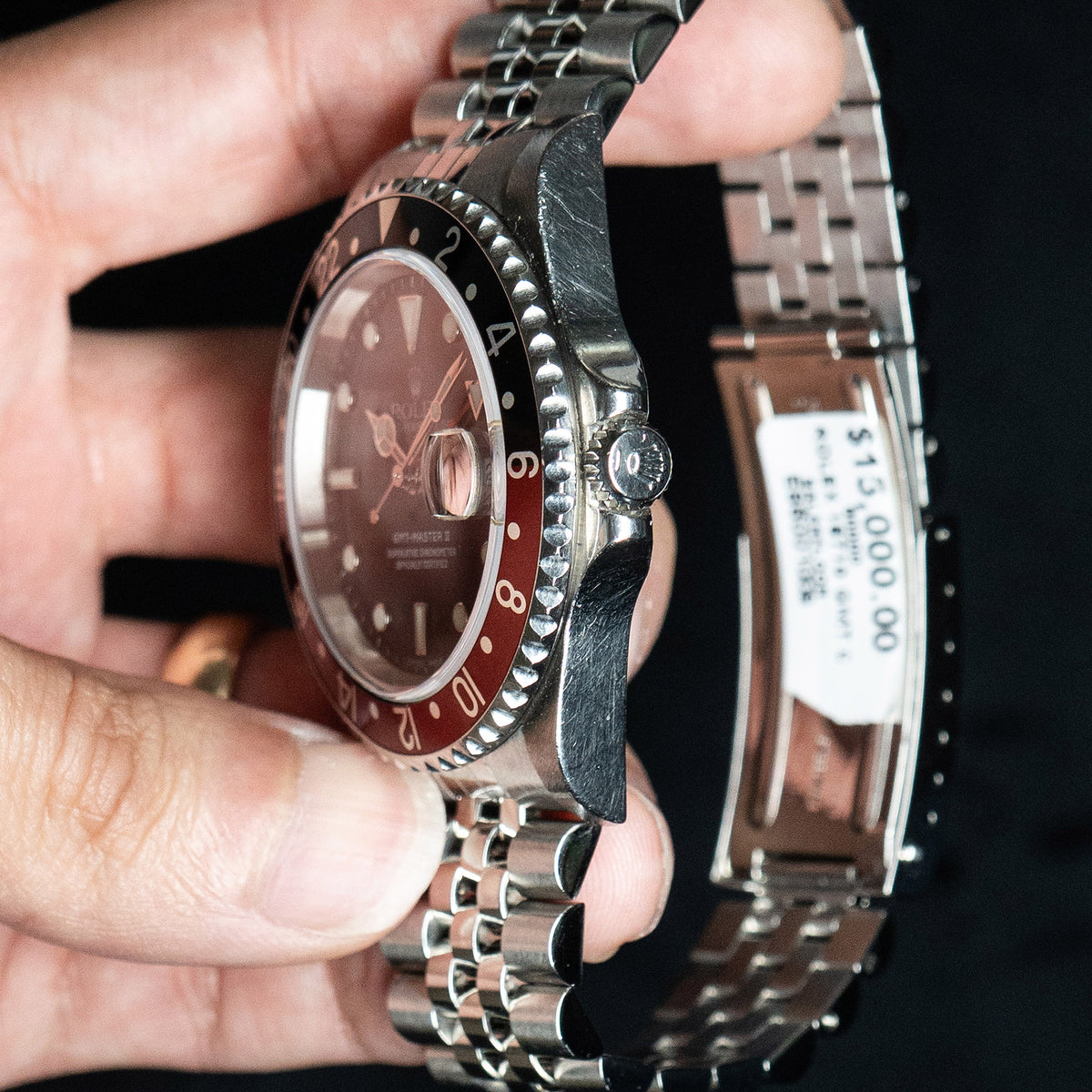Rolex 16710 GMT-Master II "Coke" Black Dial Stainless Steel Watch