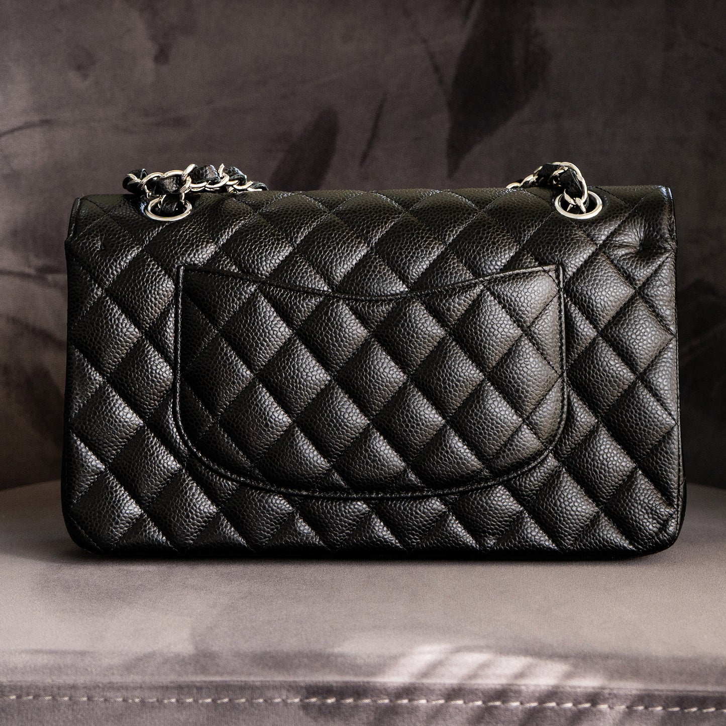 Chanel Classic Black Quilted Double Flap Handbag