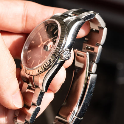 Rolex 116234 Datejust Black Dial Stainless Steel Watch