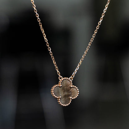 Van Cleef & Arpels 18k Rose Gold Vintage Alhambra Pendant Necklace