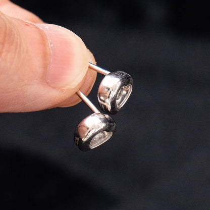 Chopard Happy Diamond Heart 18k White Gold Earrings