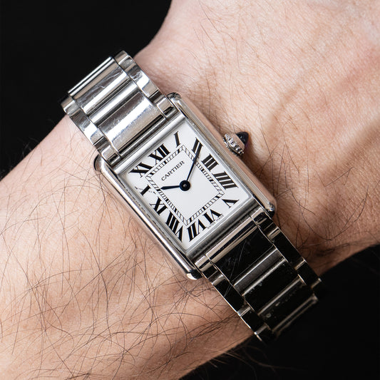 Tank Must de Cartier Stainless Steel Watch