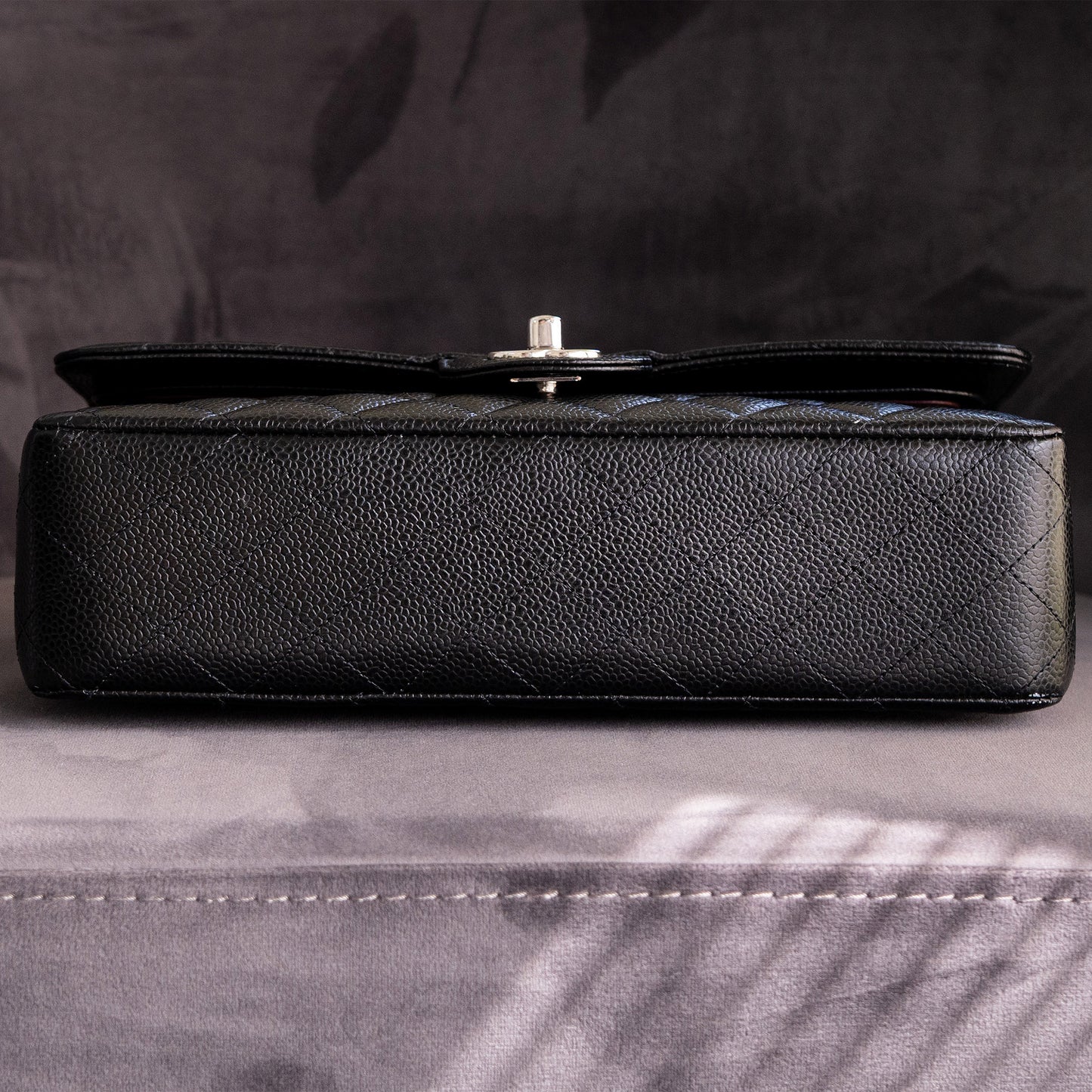 Chanel Classic Black Quilted Double Flap Handbag