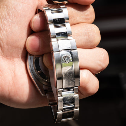 Rolex 116234 Datejust Black Dial Stainless Steel Watch