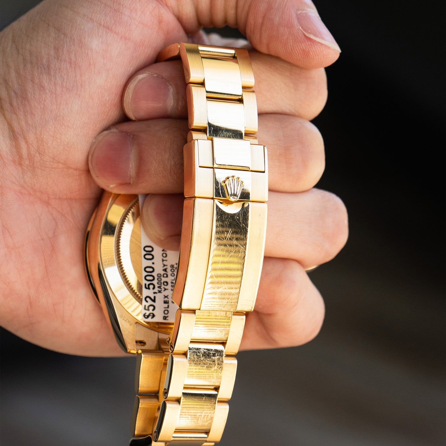 Rolex 116508 Daytona White Dial Yellow Gold Watch