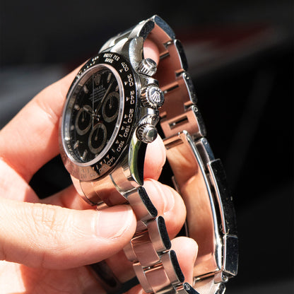 Rolex 116500LN Cosmograph Daytona Black Dial Stainless Steel Watch