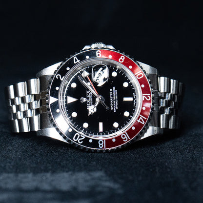 Rolex 16710 GMT-Master II "Coke" Black Dial Stainless Steel Watch