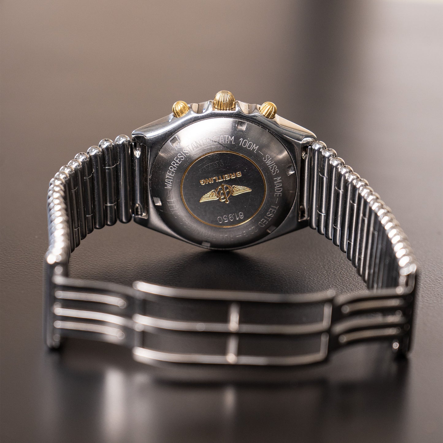 Breitling 81950 Chronomat Blue Dial Stainless Steel Watch