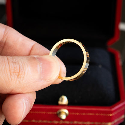 Cartier One Diamond Yellow Gold Size 57 Love  Ring
