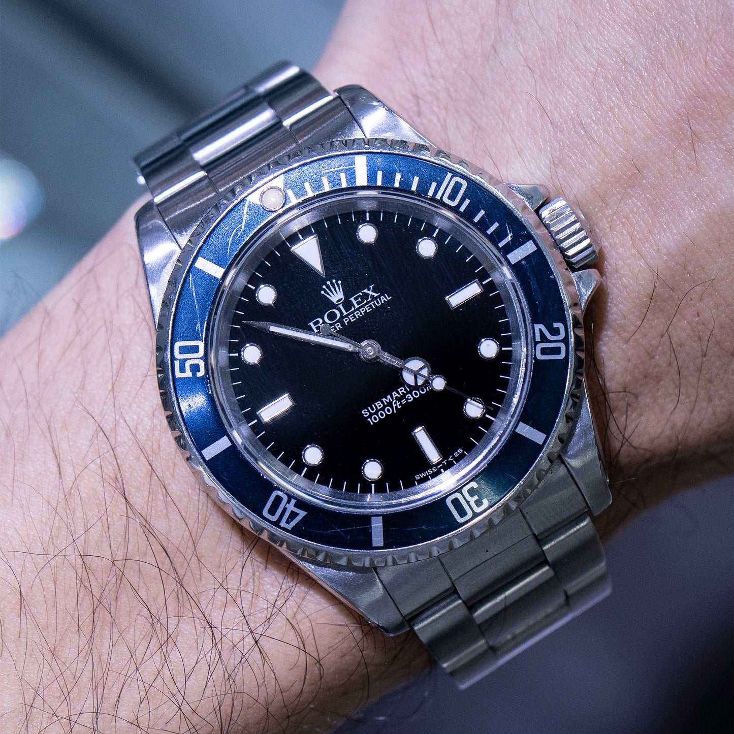 Rolex 14060 Submariner Black Dial Stainless Steel Watch