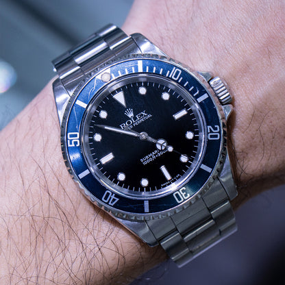 Rolex 14060 Submariner Black Dial Stainless Steel Watch