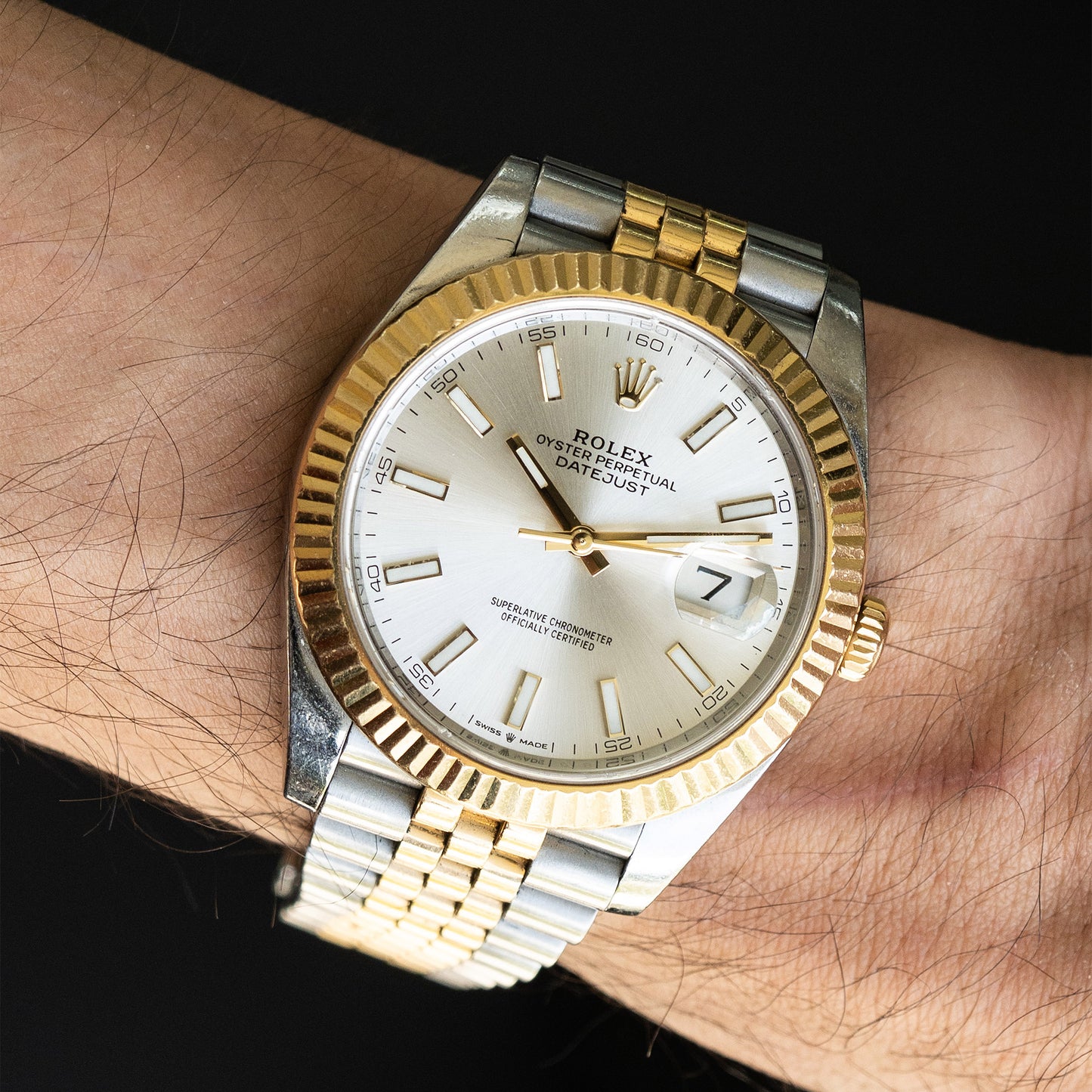 Rolex 126333 Datejust Silver Dial Two Tone Watch