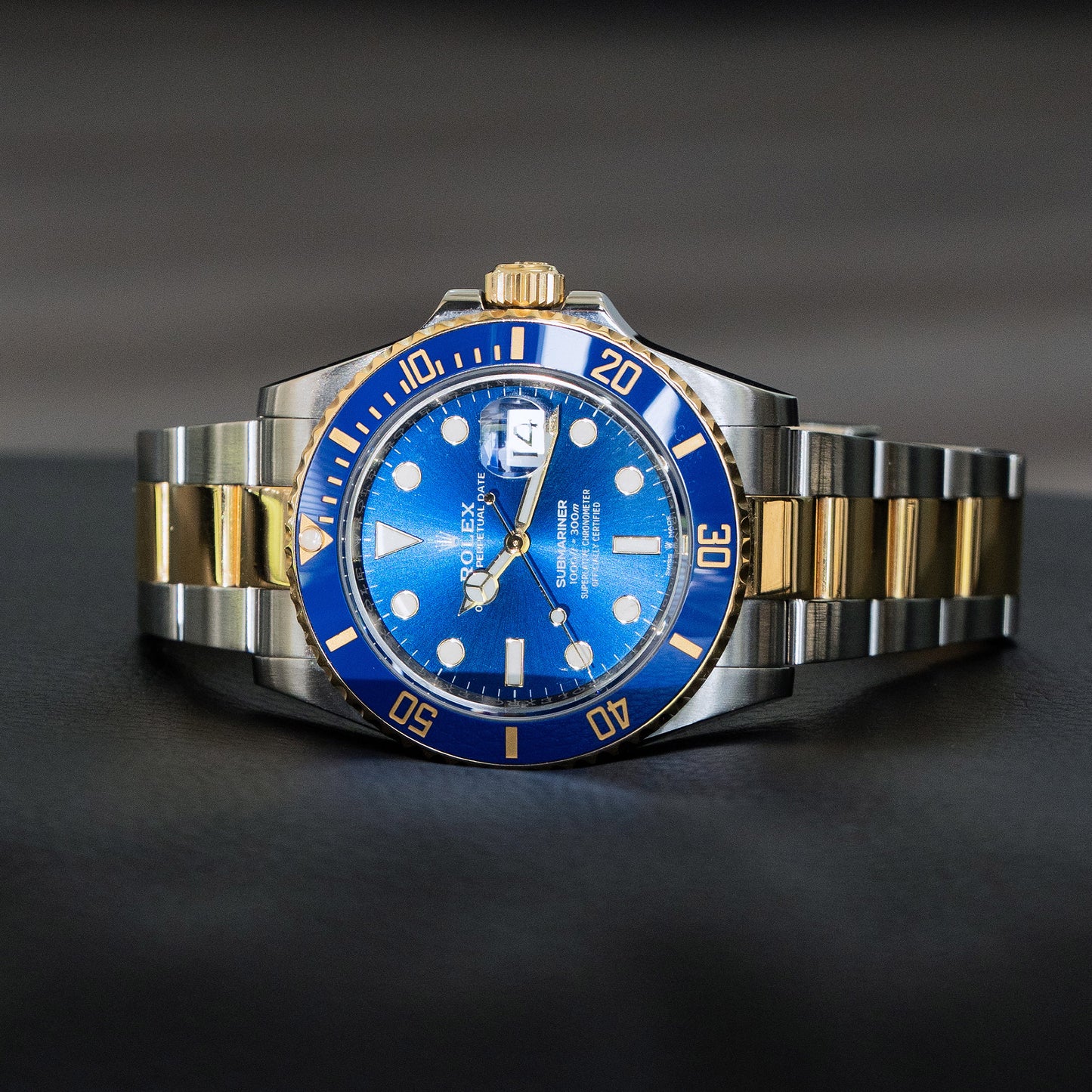Rolex 126613LB Submariner Blue Dial Two Tone Watch
