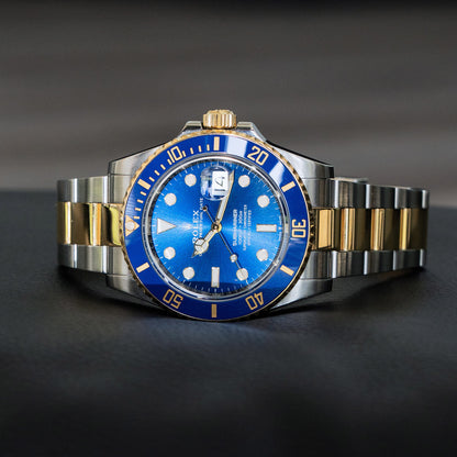 Rolex 126613LB Submariner Blue Dial Two Tone Watch