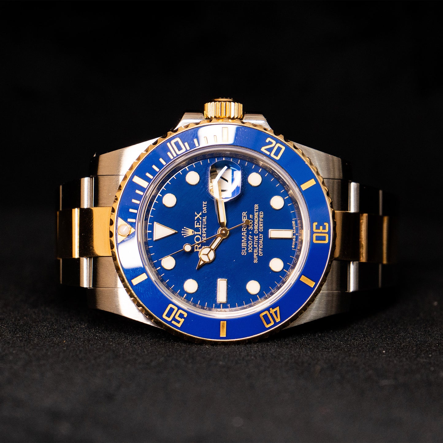 Rolex 116613LB Submariner Blue Dial Two Tone Watch