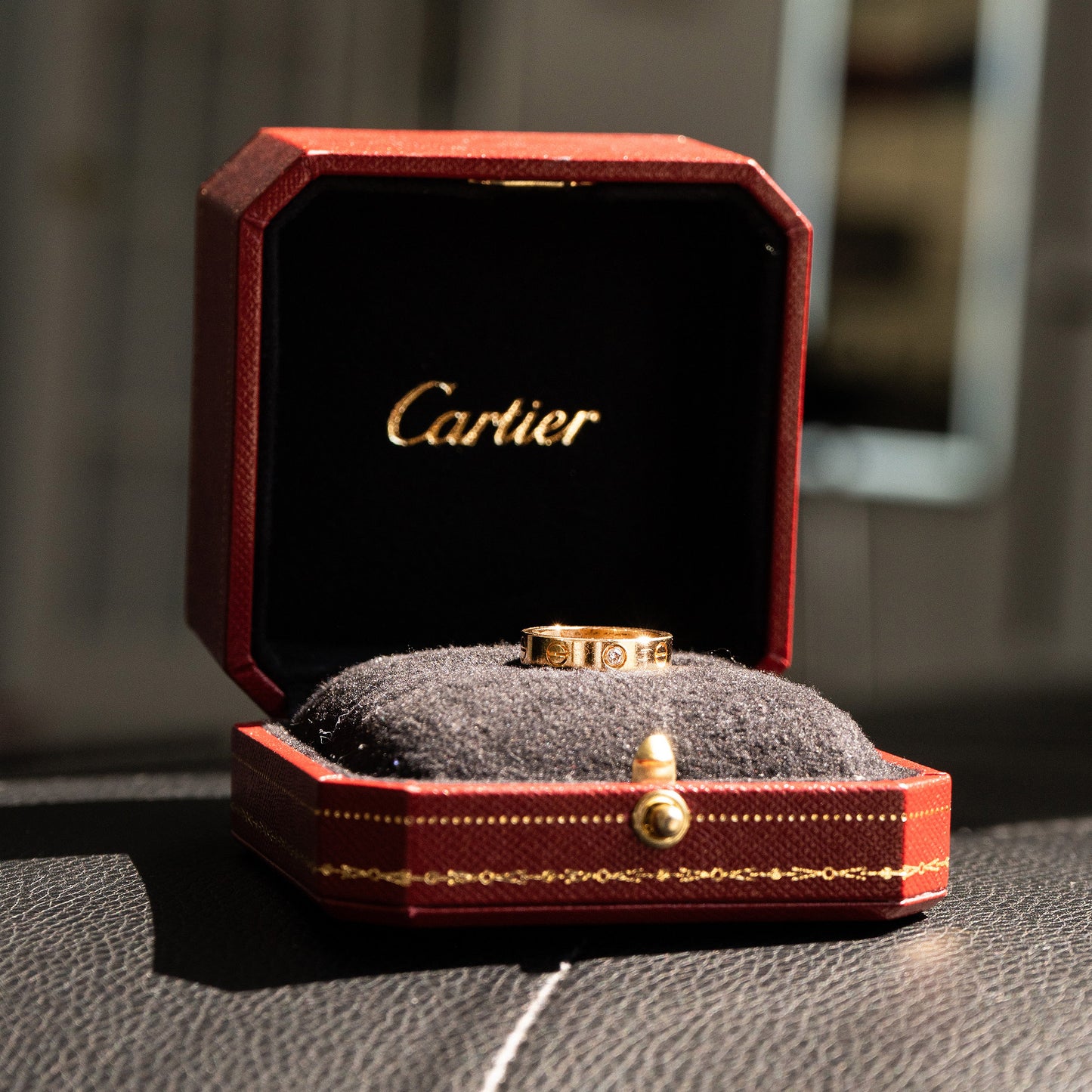 Cartier Single Diamond Yellow Gold Love Ring