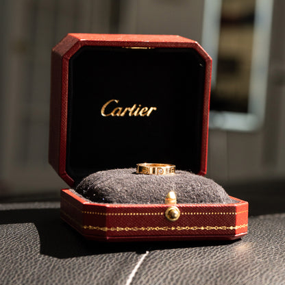 Cartier Single Diamond Yellow Gold Love Ring