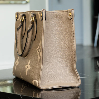 Louis Vuitton OnTheGo BB in Tourterelle Handbag