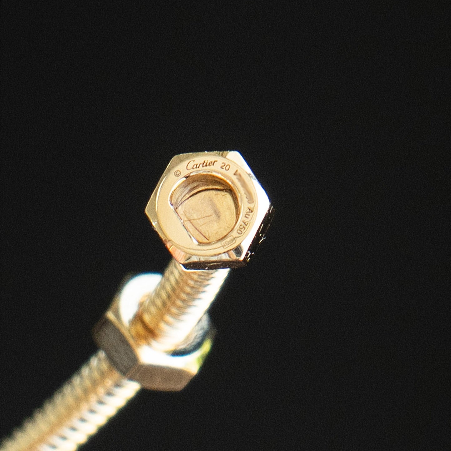 Cartier Ecrou de Cartier 18k Yellow Gold Size 20 Bangle