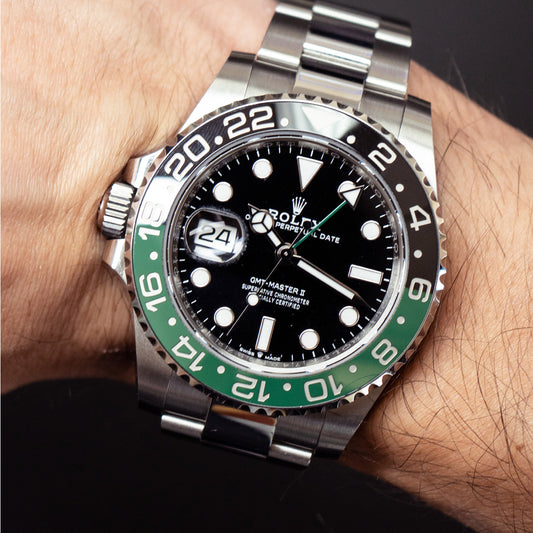 Rolex GMT-Master II "Sprite" 126720VTNR Stainless Steel Black Dial Watch