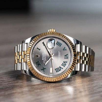 Rolex 126333 Datejust Wimbledon Dial Two Tone Watch