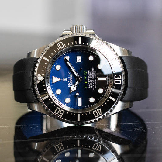 Rolex 116660 Deepsea James Cameron Black & Blue Dial Watch